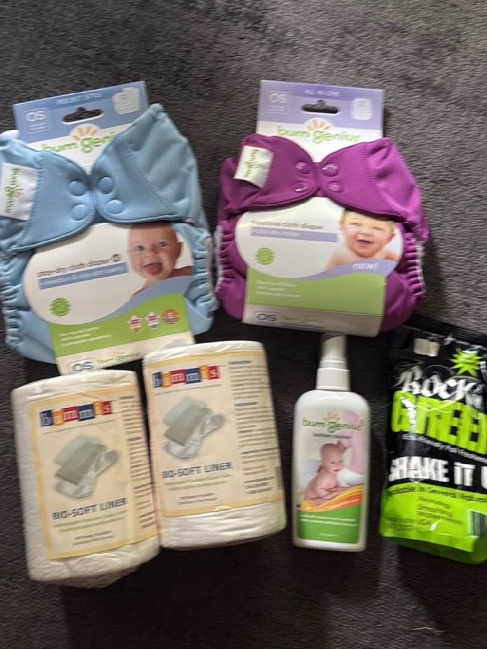 BumGenius cloth diaper starter set